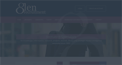 Desktop Screenshot of glenrecruitment.co.uk