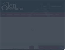 Tablet Screenshot of glenrecruitment.co.uk